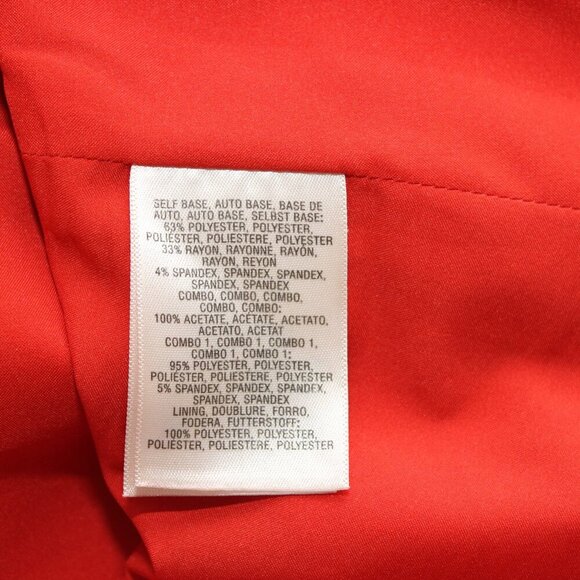 Leifsdottir for Anthropologie Regatta Orange Navy A-Line Mini Skirt - Size 2 - Picture 5 of 8